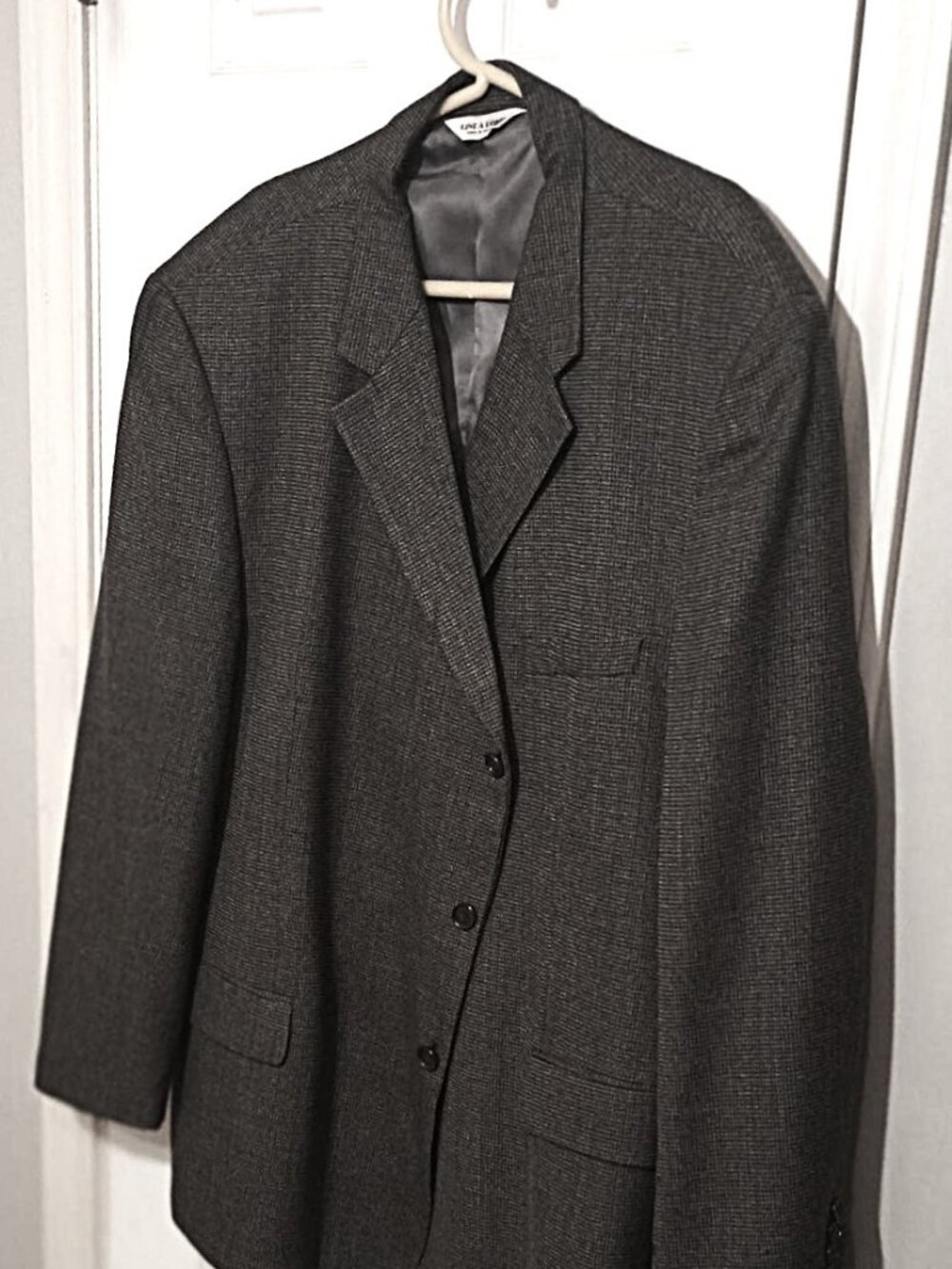 Linea Uomo Men Gray Suit Jacket Only  54R